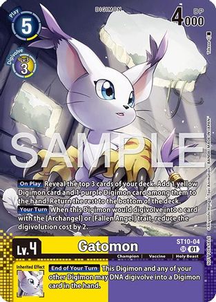 Gatomon (Event Pack 9) (ST10-04) - Starter Deck 10: Parallel World Tactician Foil