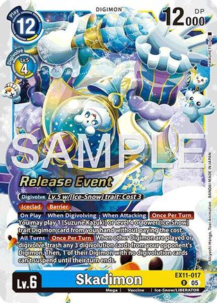 Skadimon (EX11-017) - Dawn of Liberator Release Event Cards Foil