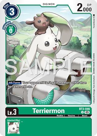 Terriermon (Reprint) (BT3-046) - Advanced Booster Digimon Generation Foil