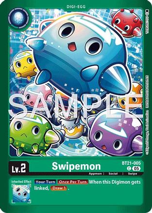 Swipemon (BT21-005) - Limited Card Pack -Another Knight- Foil