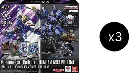 Premium Card Collection GUNDAM ASSEMBLE Display - Mobile Suit Gundam: Iron-Blooded Orphans - [PC01A]