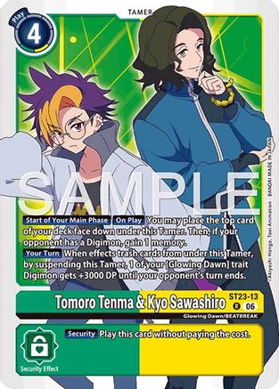 Tomoro Tenma & Kyo Sawashiro (ST23-13) - Starter Deck 23: Beatbreak Foil