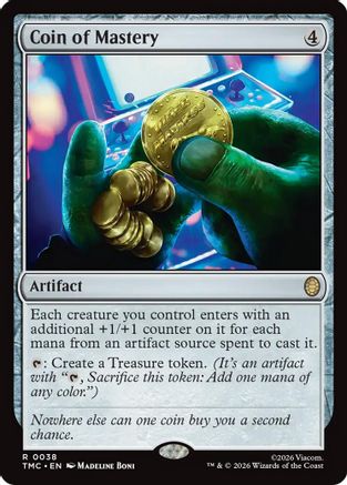 Coin of Mastery (TMC-038) - Commander: Teenage Mutant Ninja Turtles