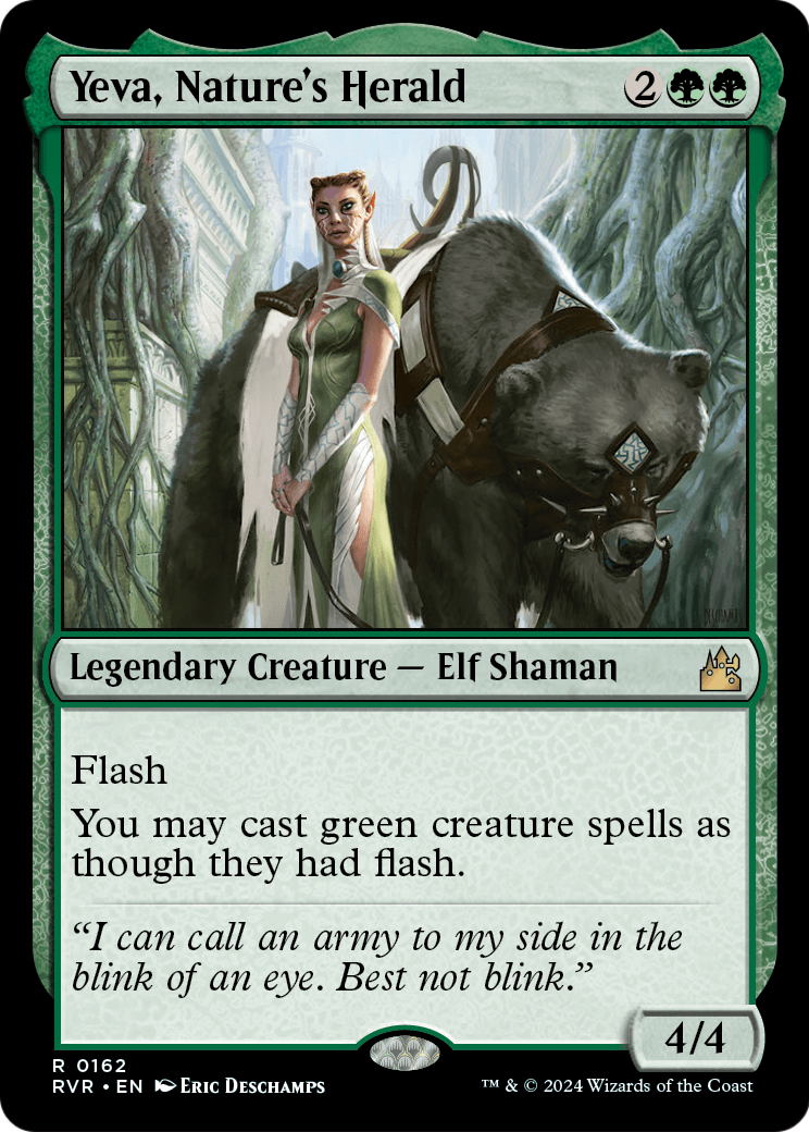 Yeva, Nature's Herald (RVR-162) - Ravnica Remastered