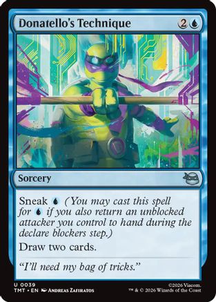 Donatello's Technique (TMT-039) - Teenage Mutant Ninja Turtles Foil