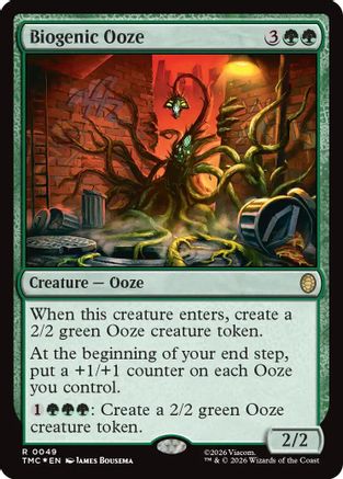 Biogenic Ooze (Surge Foil) (TMC-049) - Commander: Teenage Mutant Ninja Turtles Foil