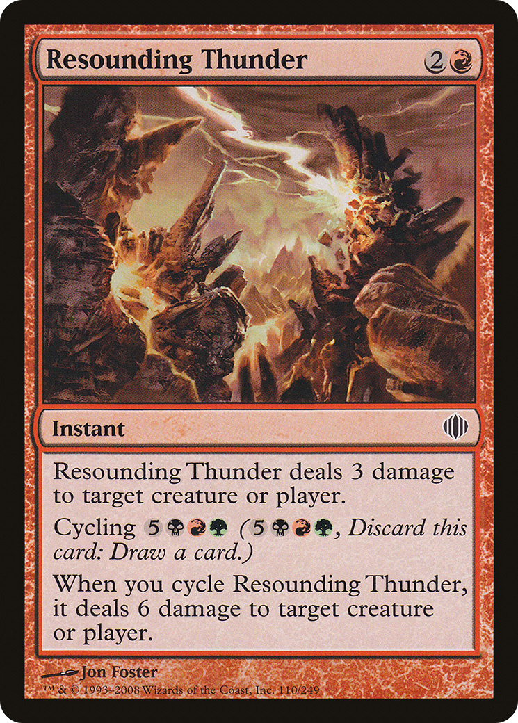 Resounding Thunder (ALA-110) - Shards of Alara