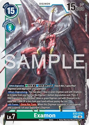 Examon (Reprint) (EX3-074) - Advanced Booster Digimon Generation Foil