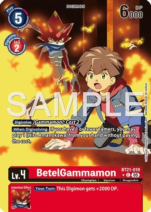 BetelGammamon - BT21-019 (Alternate Art) (BT21-019) - Advanced Booster Digimon Generation Foil