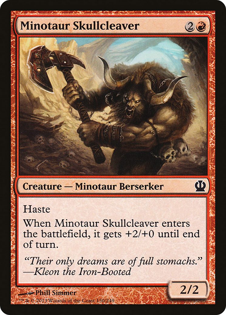 Minotaur Skullcleaver (THS-130) - Theros