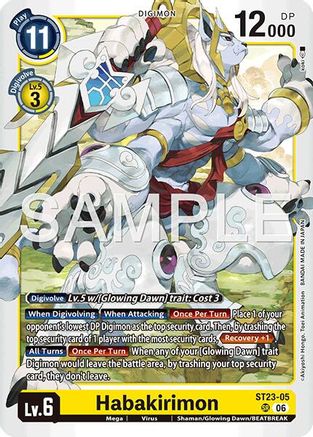 Habakirimon (ST23-05) - Starter Deck 23: Beatbreak Foil