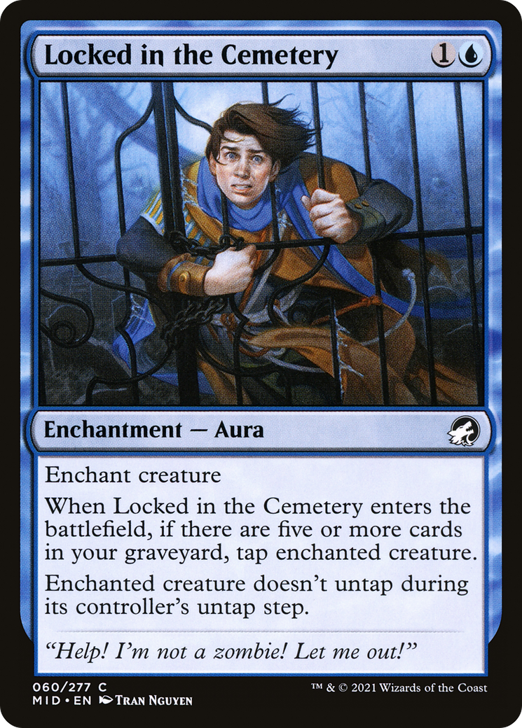 Locked in the Cemetery (MID-060) - Innistrad: Midnight Hunt Foil