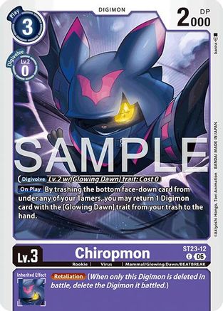 Chiropmon (ST23-12) - Starter Deck 23: Beatbreak