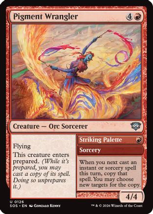 Pigment Wrangler (SOS-126) - Secrets of Strixhaven Foil