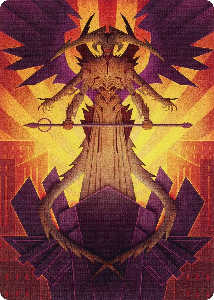 Atraxa, Praetors' Voice // Atraxa, Praetors' Voice (AMOM-077) - March of the Machine Art Series (Borderless) Foil