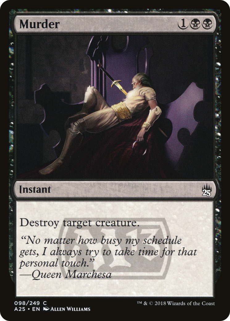 Murder (A25-098) - Masters 25 Foil