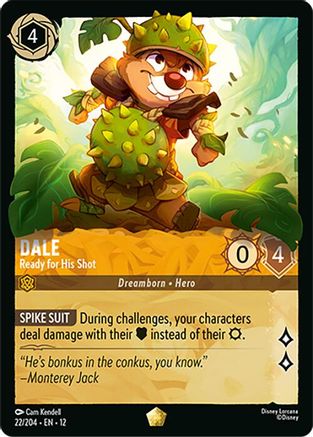 Dale - Ready for His Shot (22/204) - Wilds Unknown Cold Foil