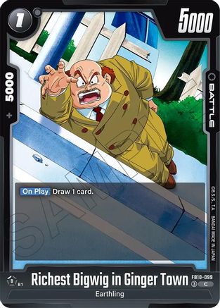 Richest Bigwig in Ginger Town (FB10-099) - Cross Force