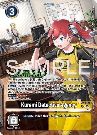 Kuremi Detective Agency (Evolution Cup 2026 Vol. 2) (BT22-099) - Cyber Eden Foil