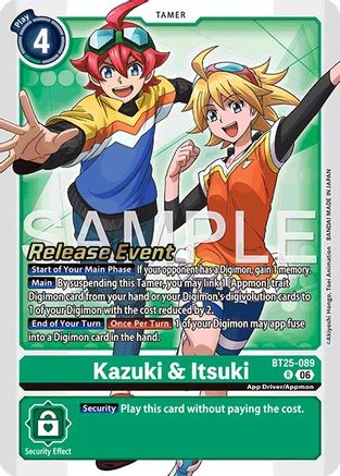 Kazuki & Itsuki (BT25-089) - Dual Revolution Release Event Cards Foil