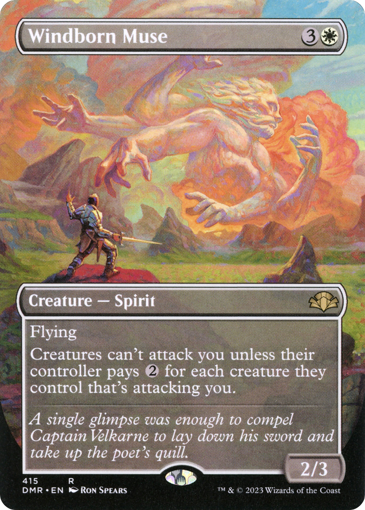 Windborn Muse (Borderless) (DMR-415) - Dominaria Remastered