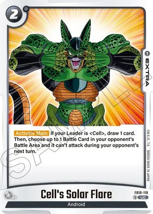 Cell's Solar Flare (FB10-119) - Cross Force