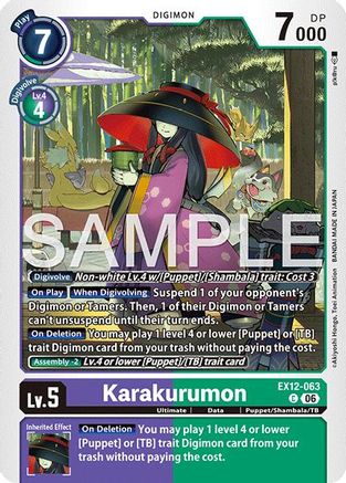Karakurumon (EX12-063) - Digital World Shambala