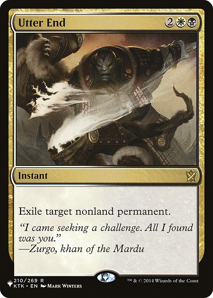 Utter End (LIST-KTK-210) - The List