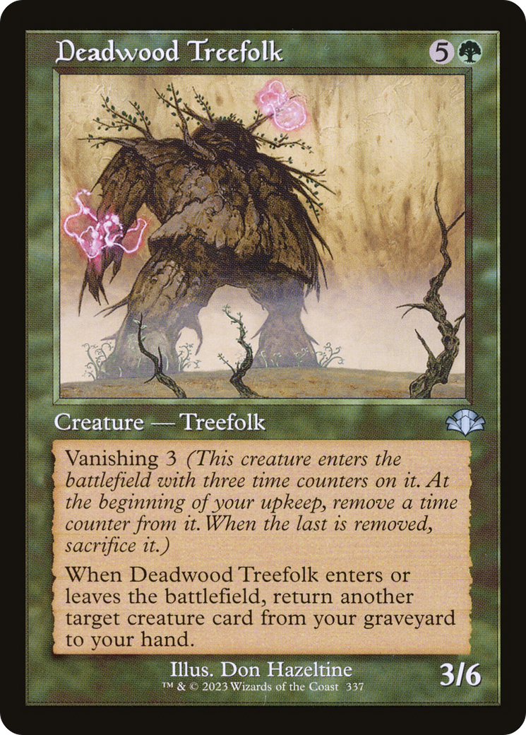 Deadwood Treefolk (Retro Frame) (DMR-337) - Dominaria Remastered Foil