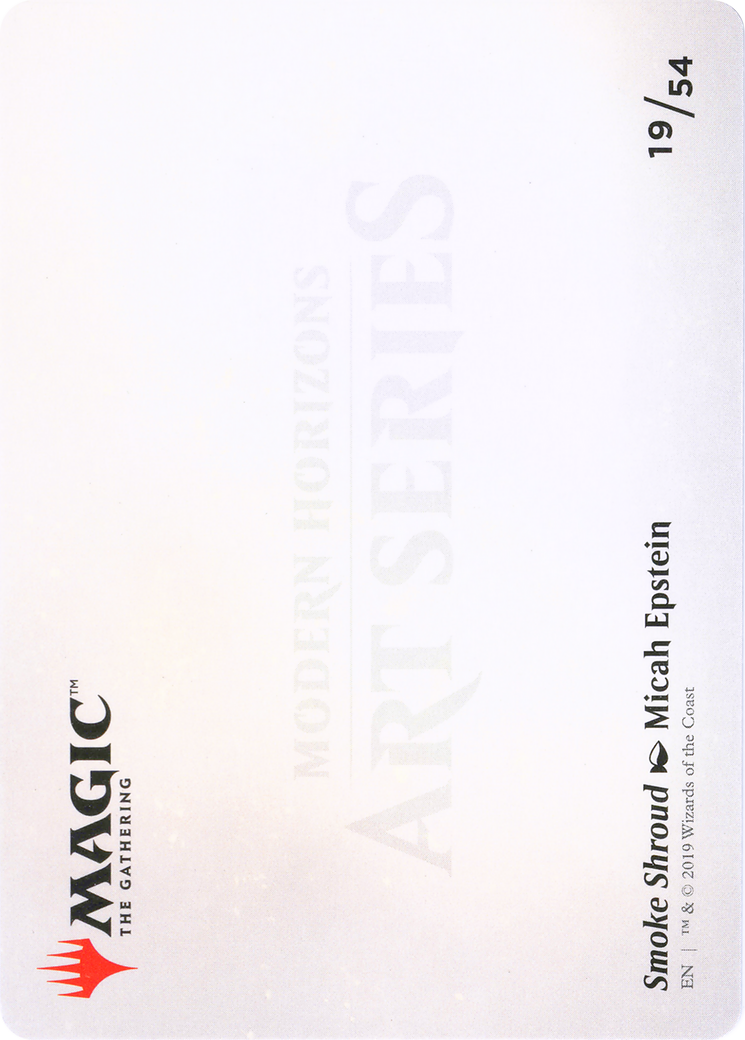 Smoke Shroud // Smoke Shroud (AMH1-019) - Modern Horizons Art Series (Borderless)
