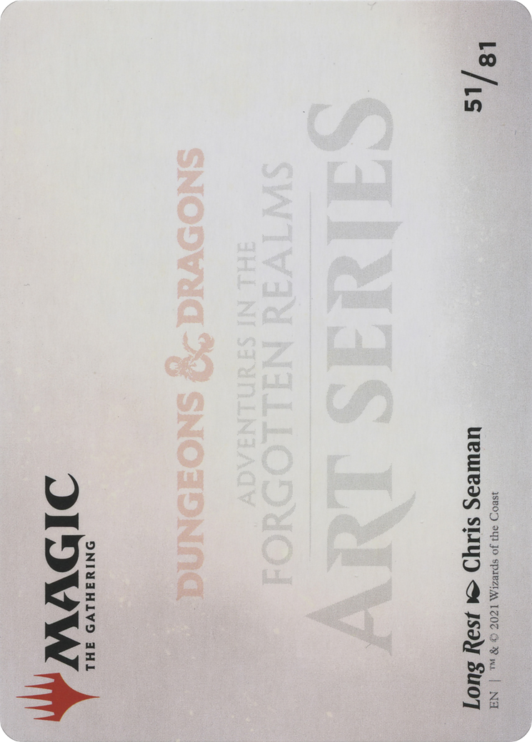 Long Rest // Long Rest (AAFR-051) - Adventures in the Forgotten Realms Art Series (Borderless)