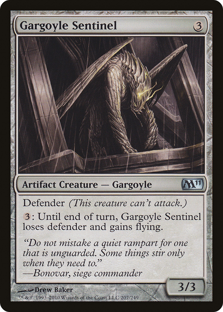 Gargoyle Sentinel (M11-207) - Magic 2011