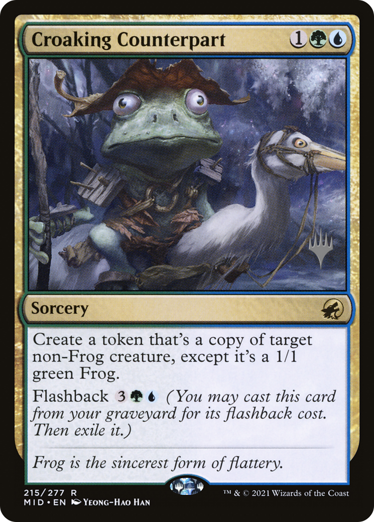 Croaking Counterpart (PPMID-215) - Innistrad: Midnight Hunt Promos