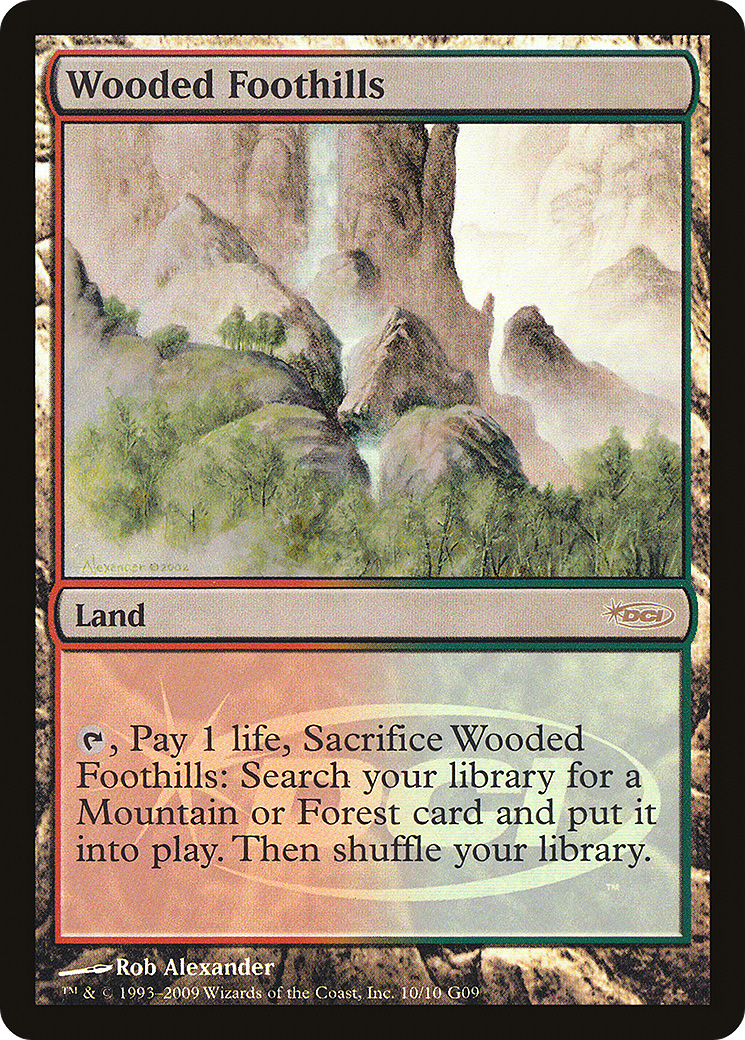 Wooded Foothills (JDG-010) - Judge Gift Cards 2009 Foil