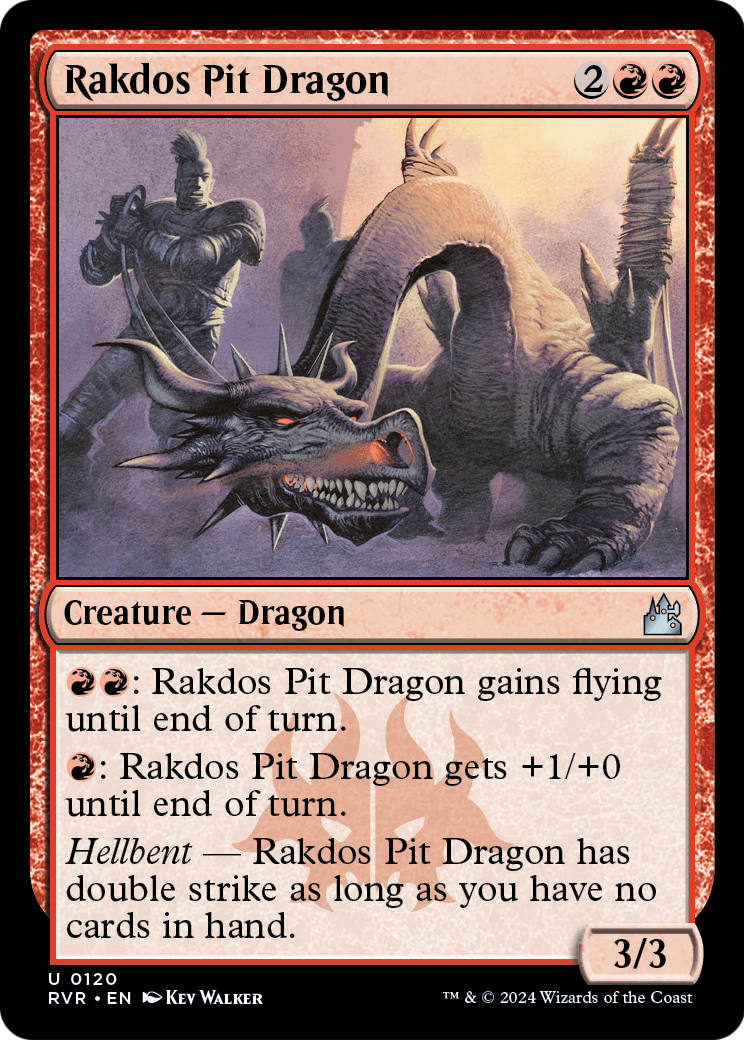 Rakdos Pit Dragon (RVR-120) - Ravnica Remastered Foil