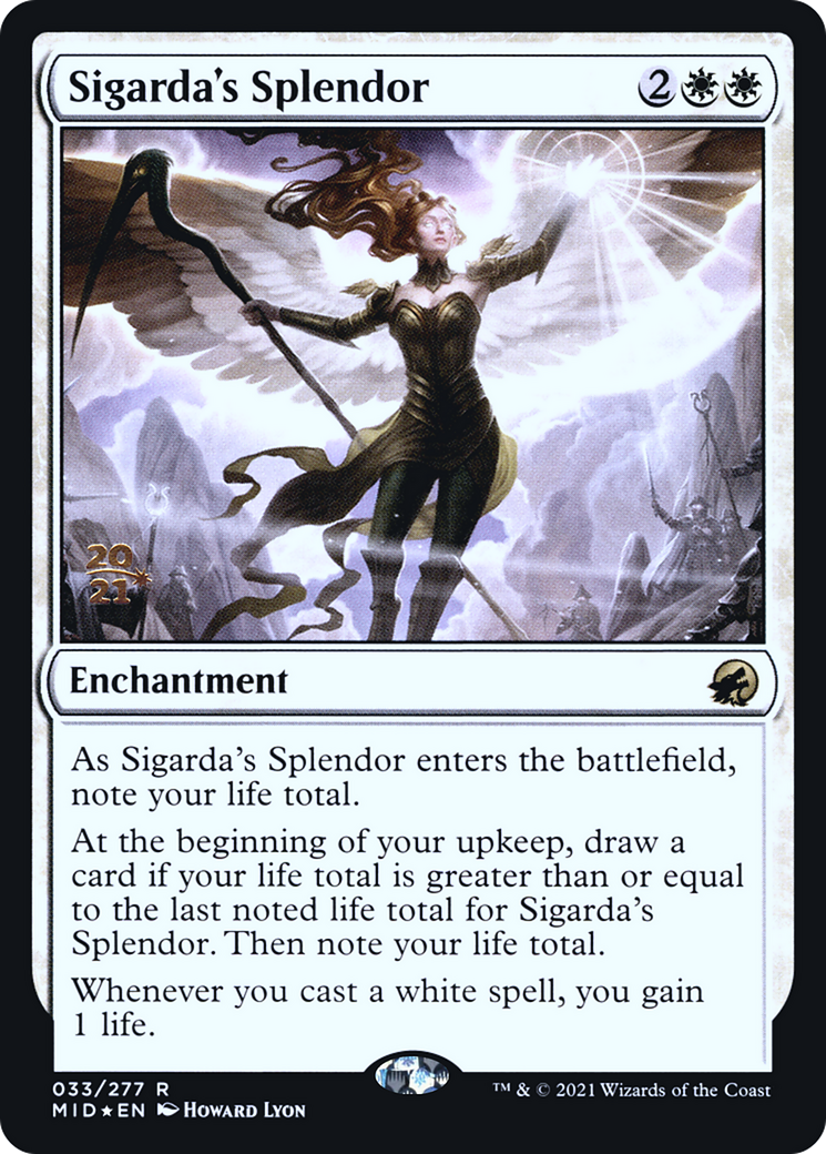 Sigarda's Splendor (PRE-33S) - Innistrad: Midnight Hunt Promos Foil