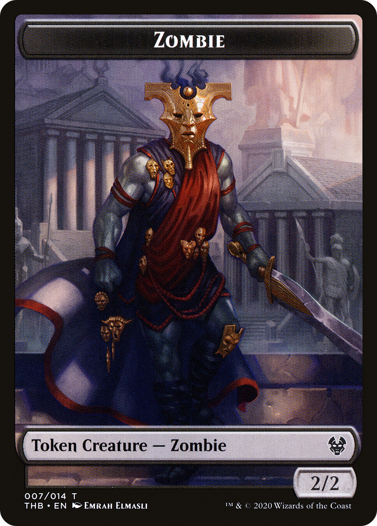 Zombie (TTHB-007) - Theros Beyond Death Tokens Foil