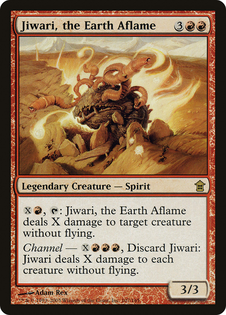 Jiwari, the Earth Aflame (SOK-107) - Saviors of Kamigawa