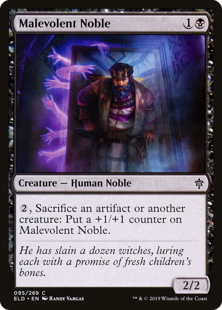 Malevolent Noble (ELD-095) - Throne of Eldraine Foil