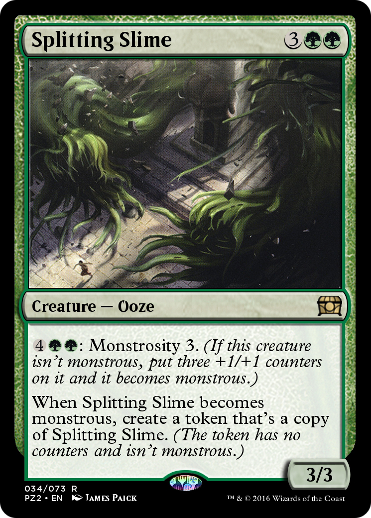 Splitting Slime (PZ2-034) - Treasure Chest Foil