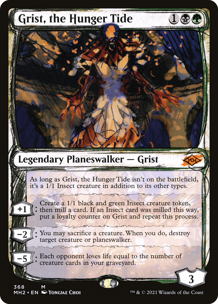 Grist, the Hunger Tide (Showcase) (MH2-368) - Modern Horizons 2: (Showcase)