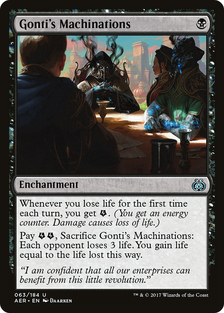 Gonti's Machinations (AER-063) - Aether Revolt Foil