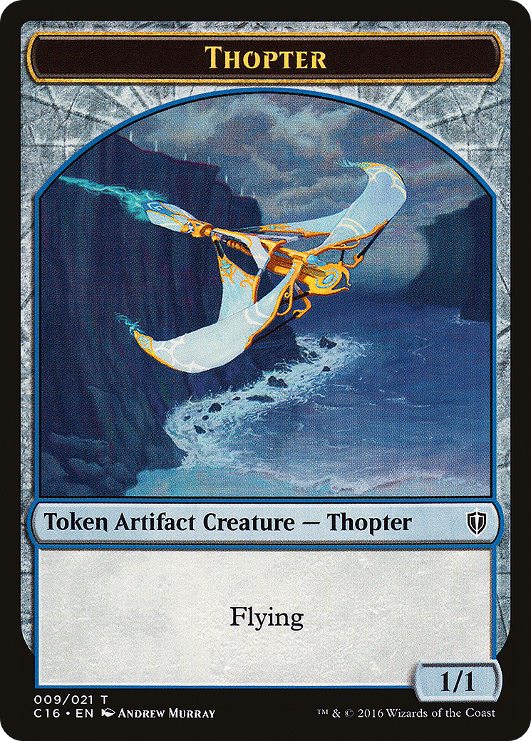 Thopter // Germ Double-Sided Token (C16-9 // 10) - Commander 2016 Tokens