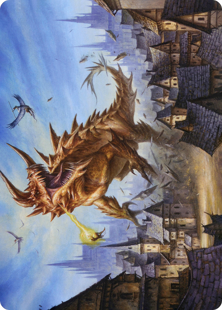 The Tarrasque // Tarrasque (AAFR-019) - Adventures in the Forgotten Realms Art Series (Borderless) Foil