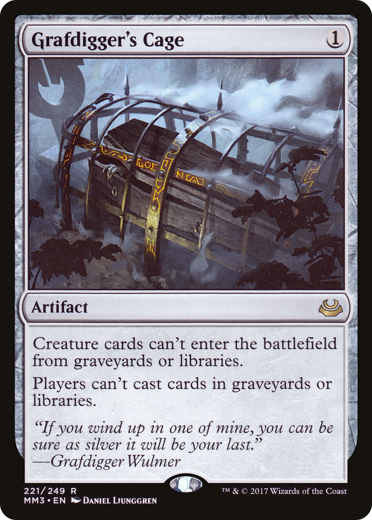 Grafdigger's Cage (MM3-221) - Modern Masters 2017 Foil