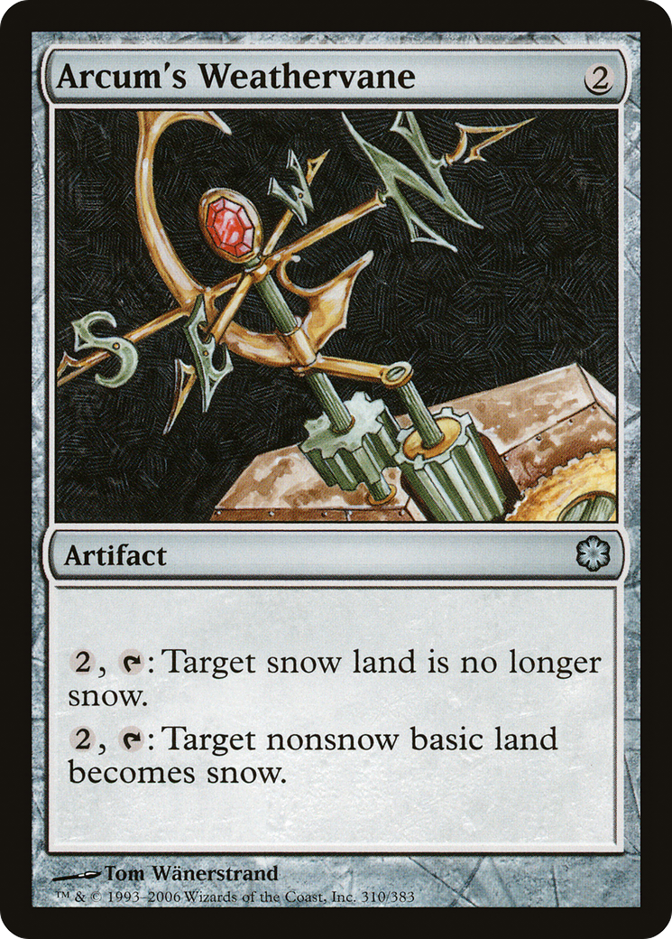 Arcum's Weathervane (CTD-310) - Coldsnap Theme Decks