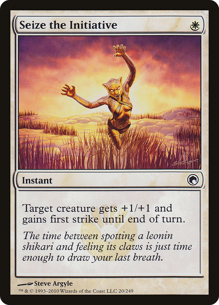 Seize the Initiative (SOM-020) - Scars of Mirrodin Foil
