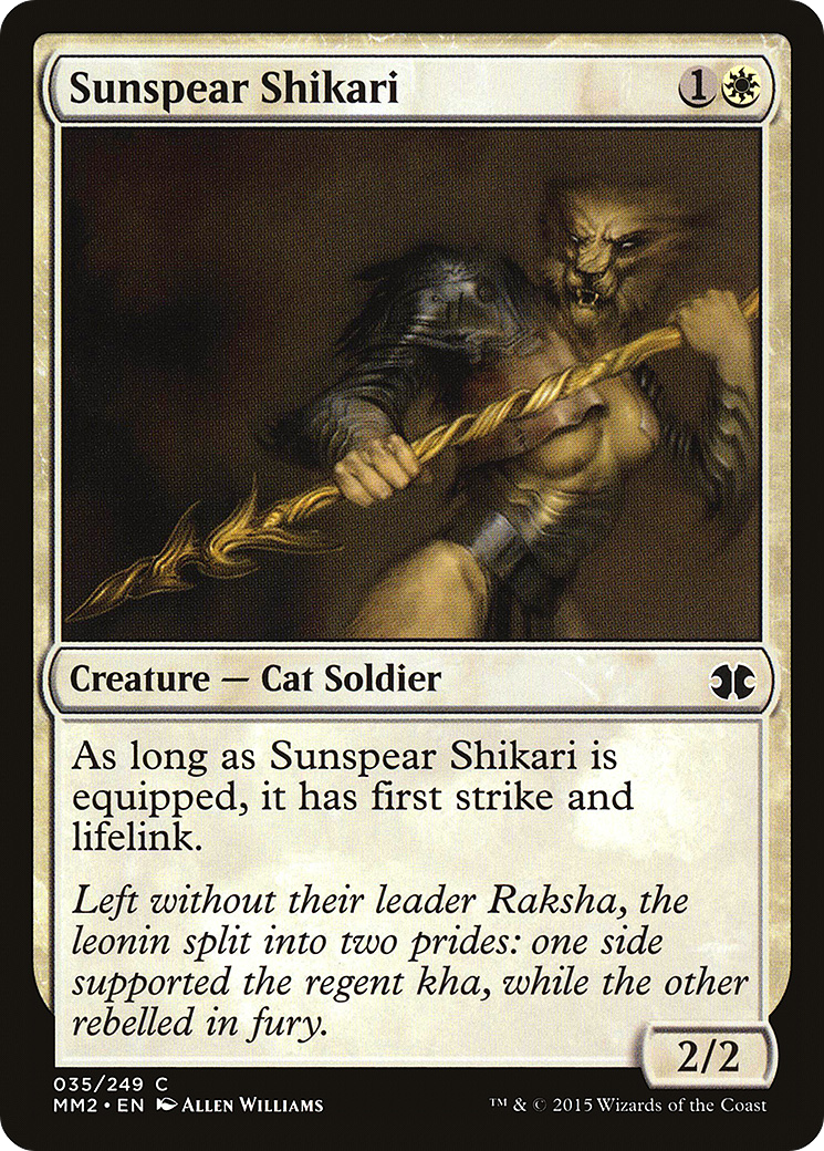 Sunspear Shikari (MM2-035) - Modern Masters 2015 Foil