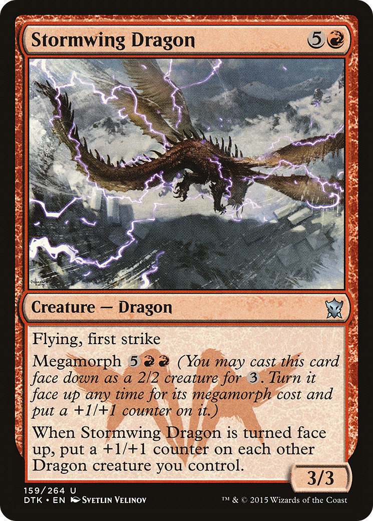 Stormwing Dragon (DTK-159) - Dragons of Tarkir
