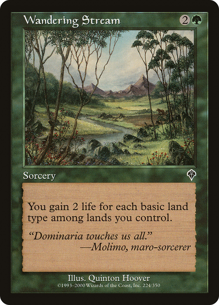 Wandering Stream (INV-224) - Invasion Foil